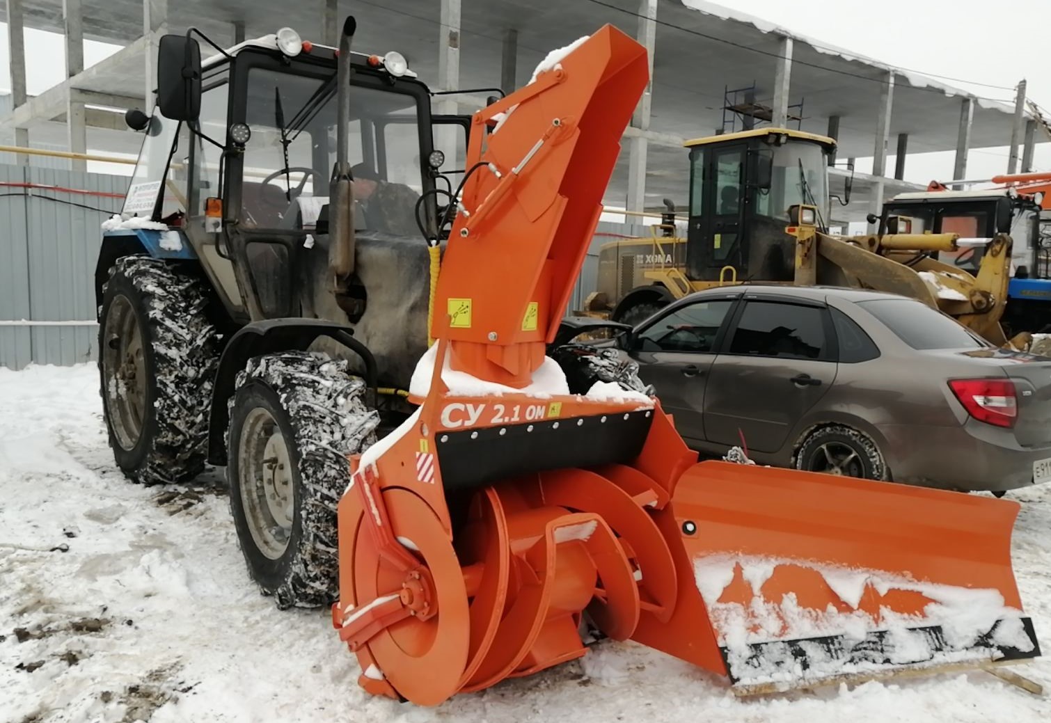 Снегоуборочный агрегат СУ 2.1 ОМ на базе МТЗ | «ИжАвтоСнаб» Ижевск